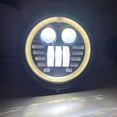 thumbnail image 4 of Faro LED redondo, faro LED para motocicleta de 12 V y 6,5 pulgadas, faro LED para motocicleta, diseño exquisito, 4 of 9