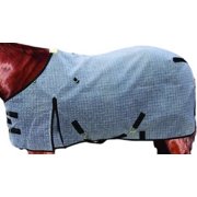 Angle View: Professionals Choice Sheet Horse Fly Sheet Gray Black PCFS