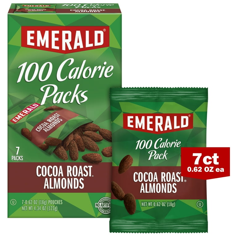 100 Calorie Pack Cocoa Roast Almonds, 0.63 oz Packs, 7/Box 100 Calorie Pack Cocoa Roast Almonds, 0.63 oz Packs, 7/Box