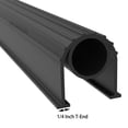 thumbnail image 4 of BOWSEN Garage Door Bottom Seals Weatherproof Weatherstrip Threshold Buffering Sealing High Performance EPDM Rubber Weather Resistance Gasket Black 1/4 Inch T-End, 10FT Long, 4 of 4