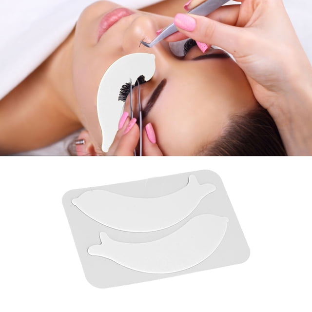 Patchs pour les Yeux en Silicone Réutilisables, 6 Paires de Patchs pour les Yeux en Silicone Réutilisables pour Peau Sensible Extensions de Cils, Emballés Individuellement