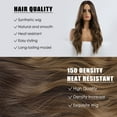 thumbnail image 3 of EASIHAIR Longues Perruques Synthétiques Ombrées Brunes pour Femmes Cheveux Naturels Perruques Ondulées Partie Intermédiaire Perruque Féminine Cosplay Perruques Résistantes à la Chaleur, 3 of 7