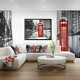 thumbnail image 2 of Design Art Cabine Téléphonique Rouge Londres  Sur Toile Encadrée, 2 of 5