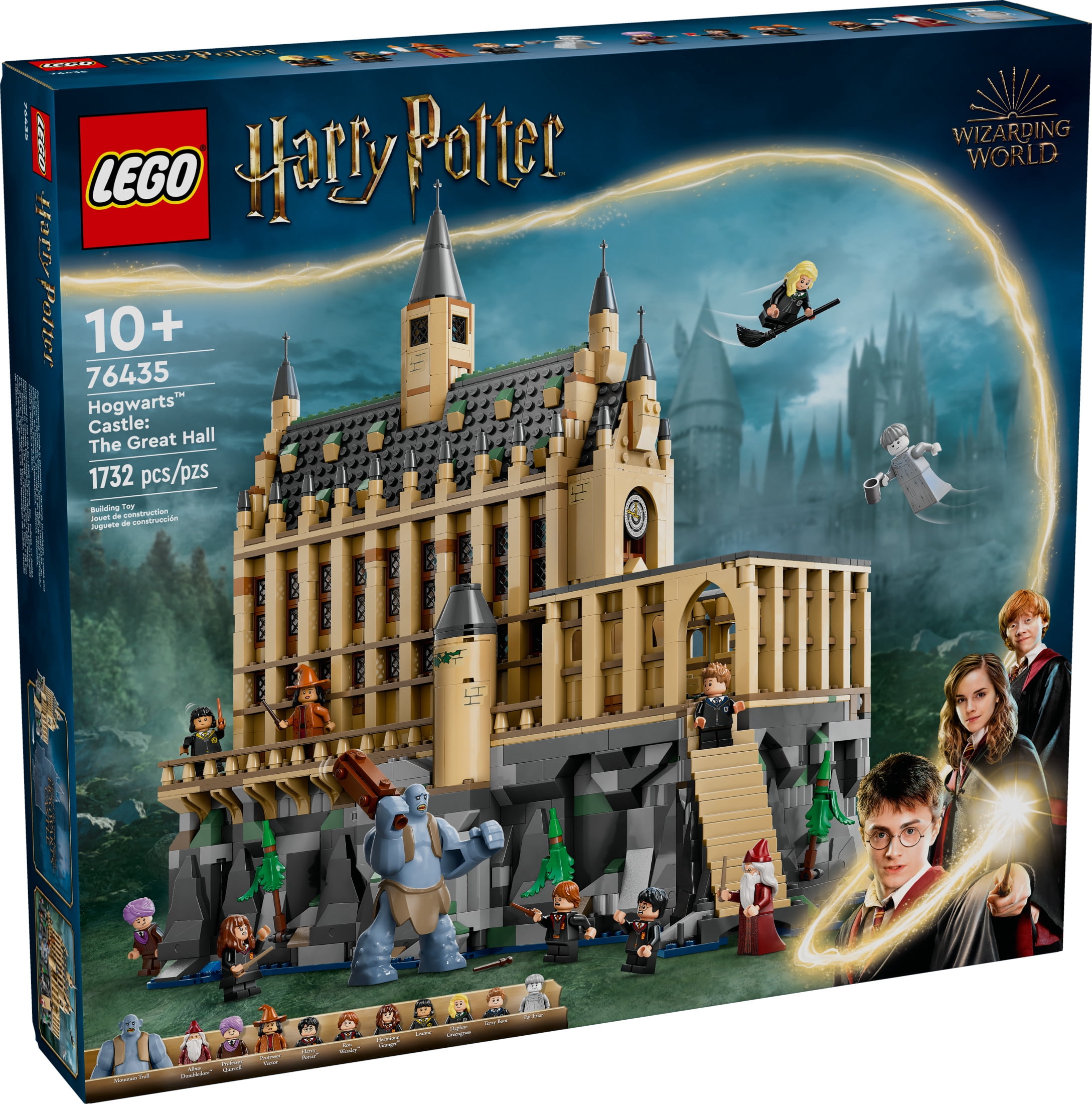 LEGO Harry Potter Hogwarts Castle: The Great Hall, Castle Toy Playset with 11 Minifigures, Harry Potter Collectible, Magical Gift for Boys, Girls or Any Fan, Harry Potter Toy for 10 Year Olds, 76435