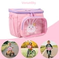 thumbnail image 4 of Threns Oxford Cloth Kid Bicycle Basket Bag Waterproof Compartmental Toddler Front Handlebar Bag With Adjustable Strap for Balance Bike Tricycle Scooter, 4 of 10