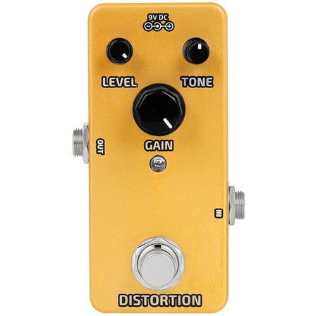 UPGRATOR Guitar Accessory 1Set Metal Electric Guitar Pedal Featuring Ergonomic Design and Distortion Effect