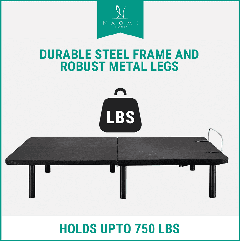 Naomi Home Serenity Electric Adjustable Queen Bed Frame, Head