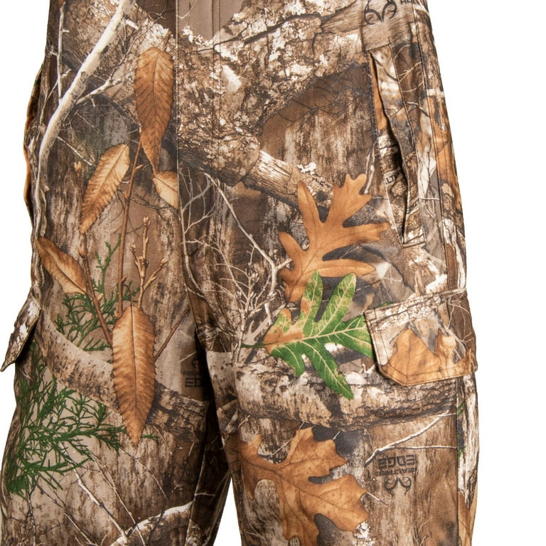 Rocky Junior ProHunter Insulated Waterproof Bibs For Kids - Realtree Edge Camo, Adjustable Suspenders, Zippered Vents
