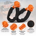 thumbnail image 2 of SPBTAR Kinetic Recovery Tow Rope, 1" x 30FT 50000LBS with Two Soft Shackles Heavy Duty Off Road Snatch Strap, 35% High Elasticity Recovery Strap Kit for Truck, Tractor, Car, ATV, UTV, Jeep, 2 of 9