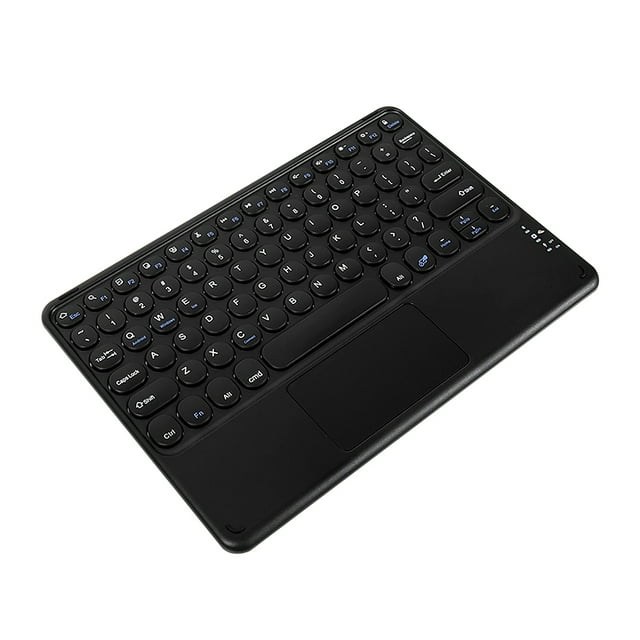 TFixol BT3.0 Wireless Keyboard 78 Keys Rechargeable Keyboard Slim Design Multi-function Shortcut Keys Support Android iOS Windows Black