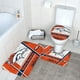 thumbnail image 3 of Juego de alfombras de baño de 3 piezas del equipo Broncos Alfombra antideslizante para baño de 31,5 x 20 pulgadas, 3 of 7