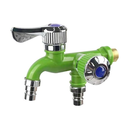 

Leakproof Dual Control Washing Machine Kitchen Bathroom Tap Water Faucet PP