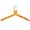 Orange, variant on YIGOUMY - Orange Foldable Metal Travel Clothes Hanger 40cm Wide Collapsible Portable Garment Hanger With Anti Shoulder Notch For Camping Business Trip Luggage Clothes Storage (C)