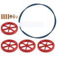 thumbnail image 5 of 3D Printer Extruder Upgrade Kit Red Hand Twist Leveling Nut + Springs Dampers Set, 5 of 5