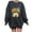 Dark Gray, variant on Jsaierl Crew Neck Oversized Sweatshirts Women Loose Fit Cute Mushroom Print Sweatshirt Top Long Sleeve Comfy Fall Pullover Sweatshirts