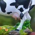 thumbnail image 7 of vlrwzc Animals Figures Statue Resin Miniature Cow Figurines For Desktop Garden Decoration, 7 of 7