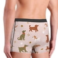 thumbnail image 3 of Uemuo Star Cute Dog Pattern Men's Boxer Briefs,Trunk Anti-Chafing,Comfortable, Durable, and Stylish Underwear-, 3 of 9
