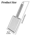 thumbnail image 5 of Stainless Steel Tomato Slicer,Multipurpose Kitchen Gadget With Ergonomic Handle, Effortless Uniform Slicing For Tomatoes Sausages Cheese Soft Foods,Easy To Clean,Handheld Cutter,3.14''X9.25''(Silver), 5 of 7