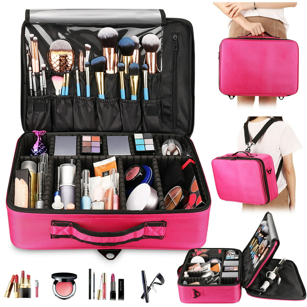 Large Capacity Traveling Makeup Train Case Artist Cosmetic