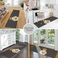 thumbnail image 6 of Yayeee Hallway Runner Rug 2'x6' Non Slip Machine Washable with Rubber Backing, Beige Halloween Dog, 6 of 8
