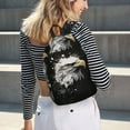 thumbnail image 6 of Yiaed Ink Style Bald Eagle Print Backpack, Premium Laptop Backpack, Travel Backpack for Women, Lightweight Backpacks, Comfortable Back Pack-Small, 6 of 7