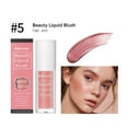 thumbnail image 4 of Fard à Joues Liquide Lakerain Longue Durée Imperméable Blush Liquide Tipsy Style Naturel D3 U5M7, 4 of 8