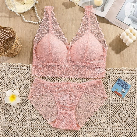 

Rumida Women Lace Bra Set with Deep V Design Comfortable To Wear Lightweight Durable with Deep V Design Comfortable To Wear Lightweight Durable Breathable Women Lace Bra Set