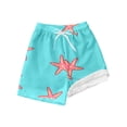 thumbnail image 3 of SGMVNU Boys Swim Trunks with Compression Liner Toddler Boys Swim Shorts 2t Boys Stretch Swim Shorts Quick Dry 2 in 1 Beach Shorts(Size 7 Years,2-Sky Blue), 3 of 3