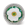 thumbnail image 4 of Reflection Beads Sterling Silver Painted December Narcissus Flower Frame Charm, 4 of 7