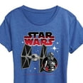 thumbnail image 3 of Star Wars - Tie Fighter And Pilot - Women's Short Sleeve Classic Fit Tee, 3 of 5