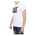 thumbnail image 2 of Playera Cat Hombre Blanco Azul Camo Logo Casual blanco S, 2 of 4