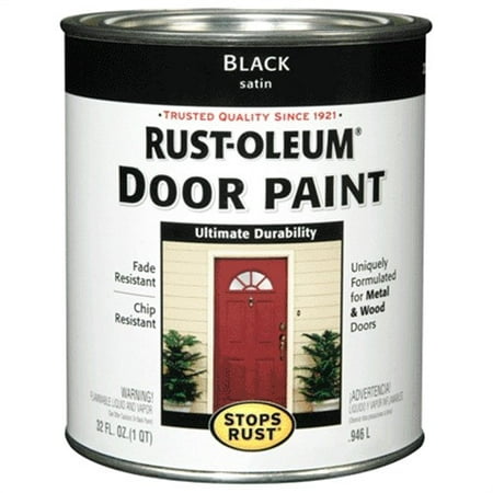 238310 Qt Black Rustoleum Door Paint