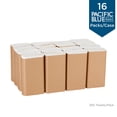 thumbnail image 6 of Pacific Blue Basic™ By GP PRO™ M-Fold 1-Ply Paper Towels, 9-1/2" x 9-3/8", 100% Recycled, White, 250 Towels Per Pack, Case Of 16 Packs, 6 of 9