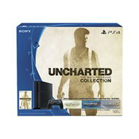 Sony PlayStation 4 - Uncharted: The Nathan Drake Collection Bundle - game console - 500 GB HDD - jet (Best Ps4 Bundle Offers)