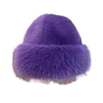 thumbnail image 5 of ievspot Women Winter Hat Thick Plush Faux Fur Heat Retention Windproof Mongolia Style Bucket Hat Outdoor Cycling Skiing Panama Cap, 5 of 8
