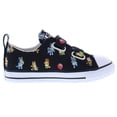 thumbnail image 2 of Converse Chuck Taylor All Star 2V Oxford Infant/Toddler Shoes Size 5, Color: Black/Multicolored/White, 2 of 4
