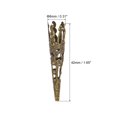 thumbnail image 2 of Uxcell 42mm Alloy Corsage Decorative Holder Vase for Wedding Party Prom Cyan, 2 of 6