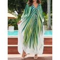 thumbnail image 3 of Bsubsach Caftan for Women Bathing Suit Cover Up Plus Size Animal Print Beach Dress Summer Outfits, 3 of 7