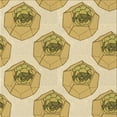 thumbnail image 1 of Ahgly Company Machine Washable Indoor Square Transitional Dark Golden Rod Brown Area Rugs, 5' Square, 1 of 7