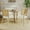 Beige,Natural Ash, variant on Euroco Wooden Arm Dining Chairs Set of 2, Modern Fabric Upholstered Kitchen Side Chairs for Living Room,Dark Brown & Green