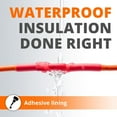 thumbnail image 3 of Wirefy 1/4" Heat Shrink Tubing - 4:1 Ratio - Adhesive Lined - Marine Grade Heat Shrink - 50 feet Roll - Red, 3 of 7