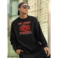 thumbnail image 2 of Hey There Pumking Sweatshirt Men -Image by Shutterstock, Male x-Large, 2 of 4