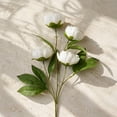 thumbnail image 4 of DAKIMOE 6 Pcs Artificial Peony Flowers 27" Silk Faux Peonies Stems for Wedding Home DIY Decor, 4 of 8