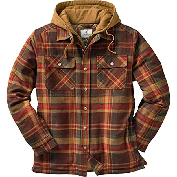 Hooded flannel jacket walmart cheap