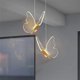 thumbnail image 4 of Butterfly LED Pendant Lights Nordic Golden Bedside Chandelier Lighting for Living Room Bedroom Bedsi, 4 of 5