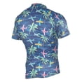 thumbnail image 2 of joogoo Airplanes Palm Trees Pattern Men's Cycling Jerseys Mountain Bike Short Sleeve Tops 3XL, 2 of 7