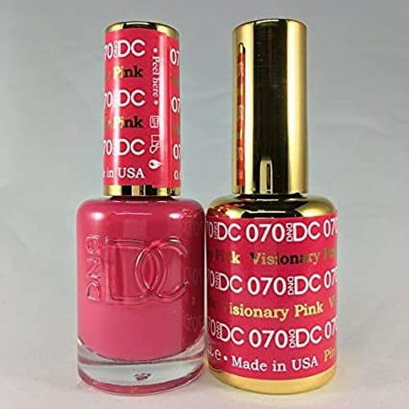 DND - DC Duo Soak off Gel & Matching nail polish - VISIONARY PINK #DC070