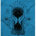 thumbnail image 2 of Hourglass Hands Crystal Ball Celestial Womens Slim Fit Graphic Tee Brisco Brands L, 2 of 5