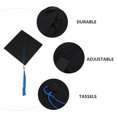 thumbnail image 3 of MasteelfCA Master Graduation Hat with Loop Tassel Student Square College Academic Dress Accessory, 3 of 4