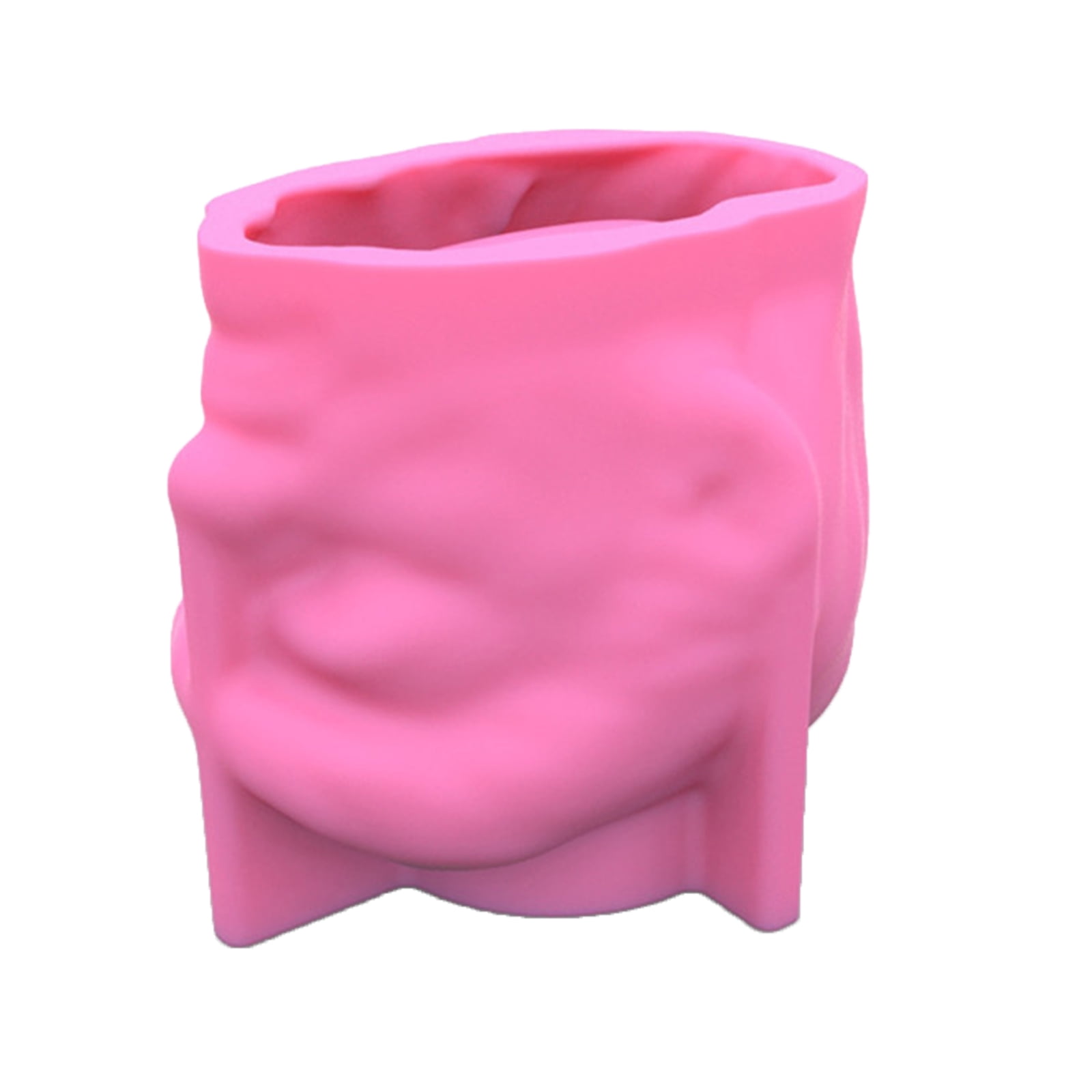 COOLHOOD Human Face Figurine Vases Molds Face Sculpture Flowerpots Resin Molds for Making Vases Flowerpots Plant Pots Craft